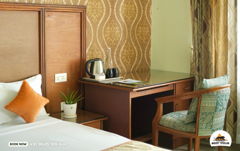 premium rooms in valparai mount terrain resort, tamilnadu